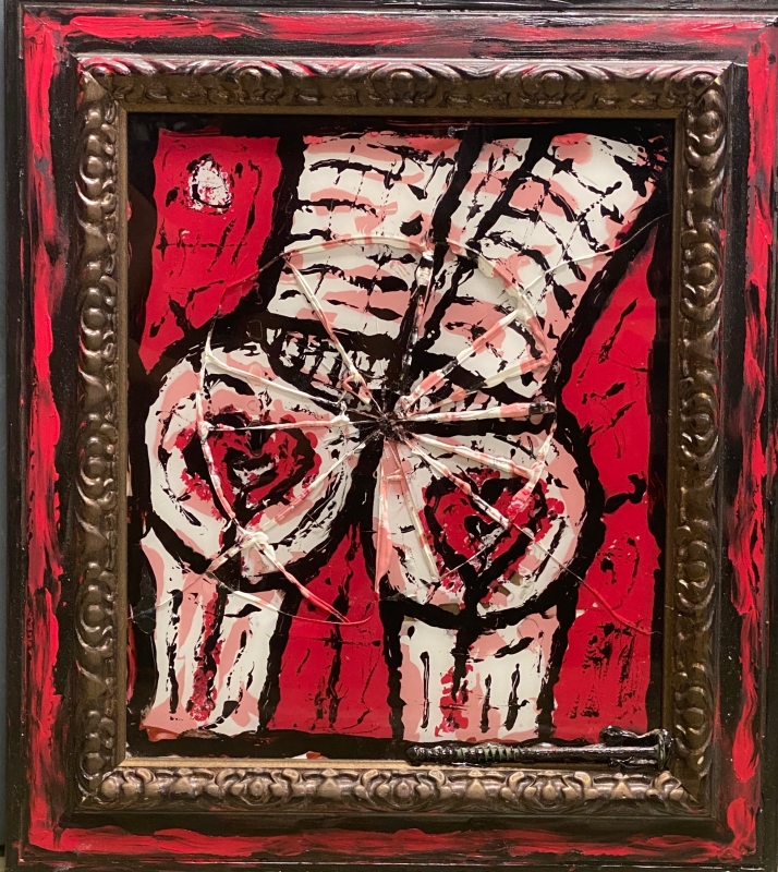 THE OTHER SIDE OF SHATTERED HOPE by artist Sheri HOPE